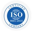 ISO 9001:2015 certified